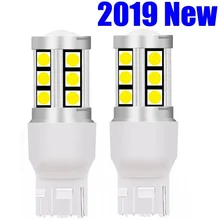 2 шт. T20 7440 W21W WY21W высокое качество 3030 светодиодный автомобильный тормозной светильник для автомобиля DRL лампа заднего хода лампы поворотники желтый красный белый