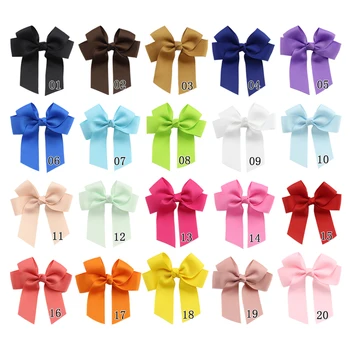 

Baby Girl Solid Bow Hair Pin Toddler Hair Bows Alligator Clip Grosgrain Ribbon Infant Hairclip Flower Headdress Hair Accessories