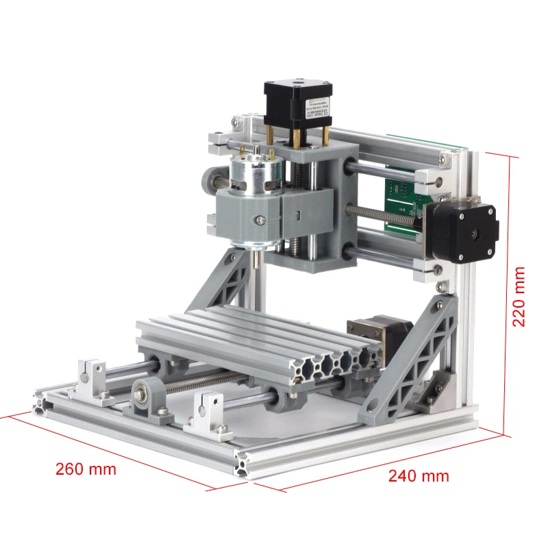 ЧПУ 1610 гравировка машина + 2500 МВт лазерной DIY Мини PCB фрезерный гравировка дерева Вырезка станок с ЧПУ 1610 Управление по grbl