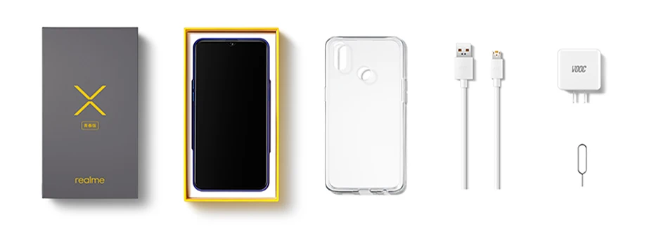 Оригинальный сотовый телефон Realme x lite 4G LTE 6 ГБ 128 Восьмиядерный процессор Snapdragon 710