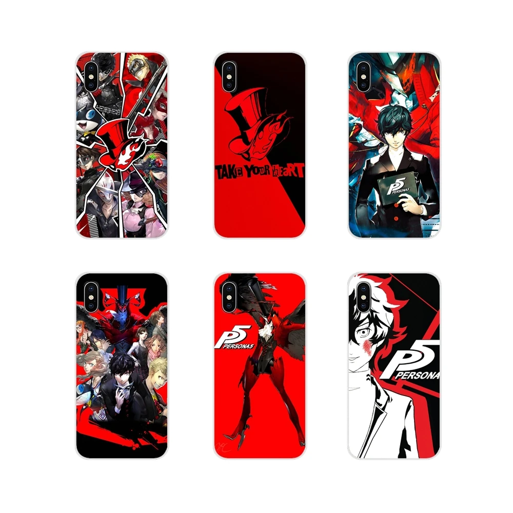 

Accessories Phone Cases Covers For Xiaomi Mi6 A1 5X 6X Redmi Note 5 5A 4X 4A 4 3 Plus Pro pocophone F1 anime Persona 5