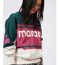 Newest Women Letter Flocking SweaterShirt With Long Sleeves & O Neck – Ladies/Female 2018 New Letter Pullovers Sweatshirts