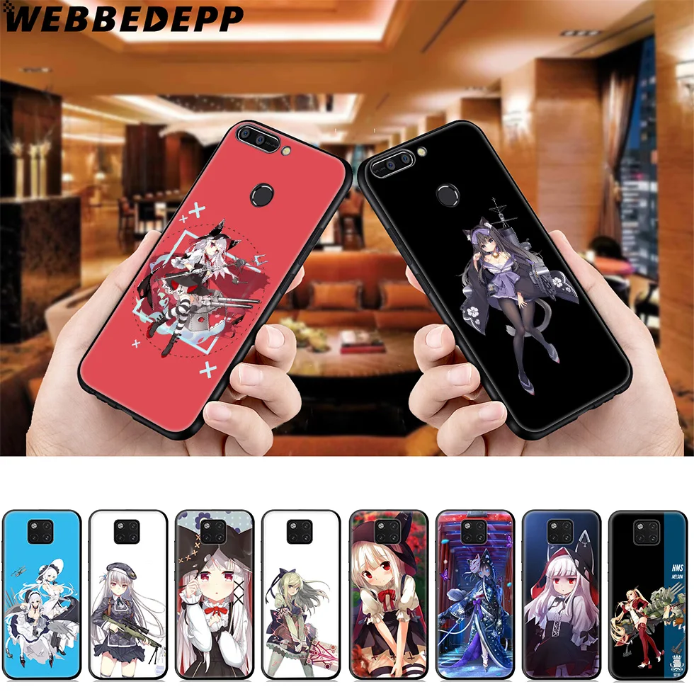 WEBBEDEPP Erebus Azur Lane Soft Case for Huawei Mate Honor 20 6A 7A 7C 7X 8 9 9X 10 View Lite Pro 30 |