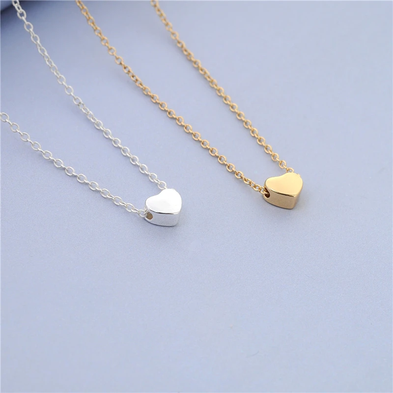 50pcslot simple design tiny heart necklace tiny thick heart neckace cute sweet gold - Necklace Design Ideas 50pcslot simple design tiny heart necklace tiny thick heart neckace cute sweet gold - Necklace Design Ideas