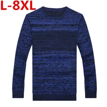Новинка, плюс размер, 8XL, 7XL, 6XL, 5XL, 4XL, Брендовые мужские свитера, новинка, с круглым вырезом, пуловеры, пэчворк, узор, Осень-зима, свитера для мужчин
