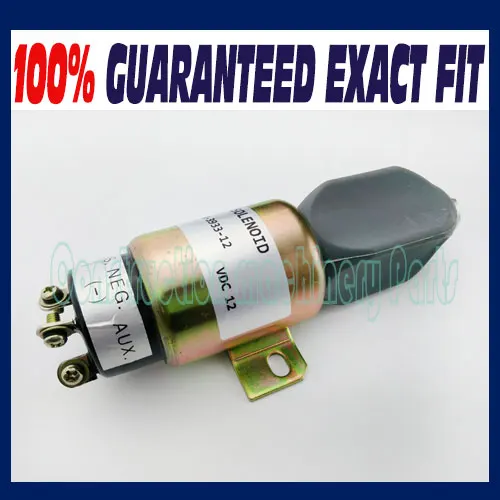 

3864274 Stop Shutoff Solenoid SA-3766-T 12VDC 1700-2536 1751-12E7U1B1S5A For Caterpillar Excavator E70B