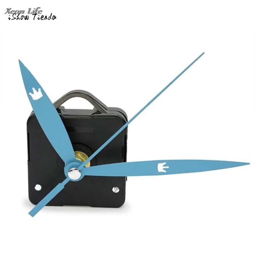 

ISHOWTIENDA Blue Hands Simple DIY Quartz Wall Clock Large Reloj De Pared Movement Mechanism Replacement Quality First Clock