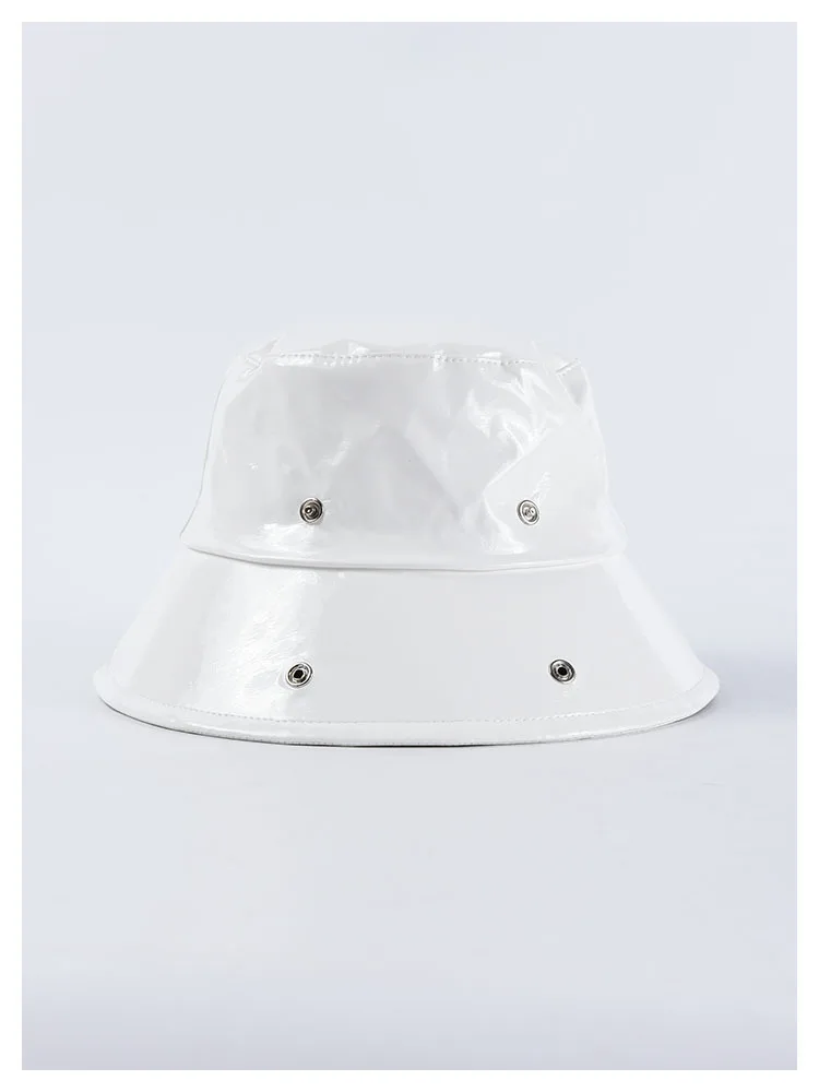 USPOP новые шляпы из искусственной кожи для женщин и мужчин осенние шляпы Модные унисекс черные белые шляпы для пар
