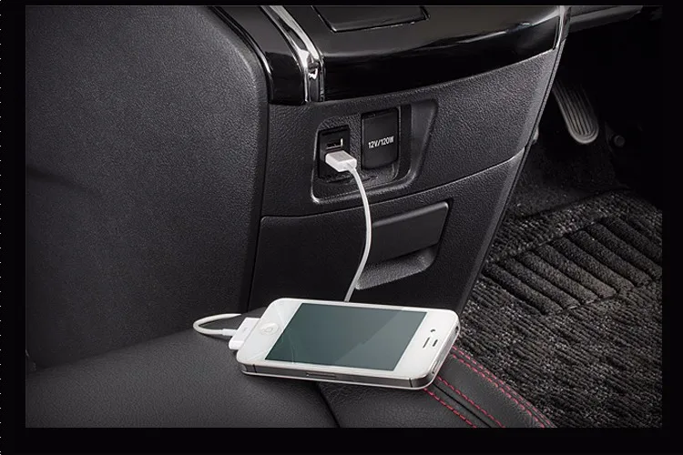 2.1A 1.2A USB интерфейс разъем автомобильное зарядное устройство с аудио для MP3 адаптер PAD iphone Tablet PC gps для TOYOTA FJ Cruiser VIGO