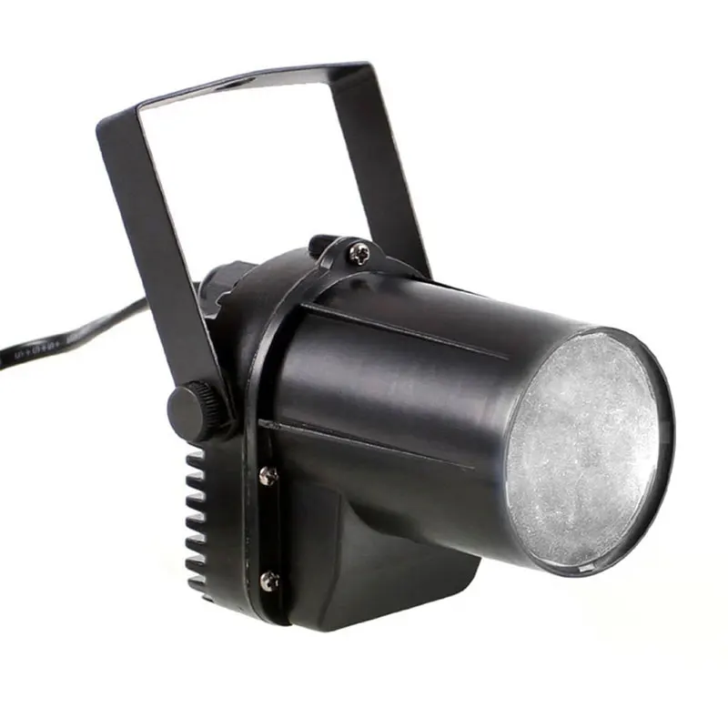مصغرة 3 W الأزرق LED ضوء المرحلة مصباح العارض ديسكو الرقص حزب نادي KTV DJ بار تدور الليزر المرحلة الإضاءة تأثير الضوء Pinspot