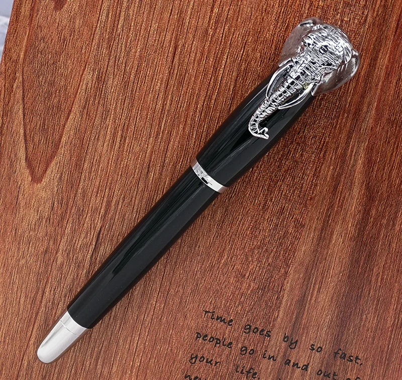 Black Color Writing Signature Pen Fuliwen Elephant Head Rollerball Pen