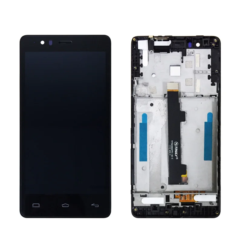 Для BQ Aquaris E5 4G ЖК дисплей с рамкой сенсорный экран дигитайзер + Бесплатные