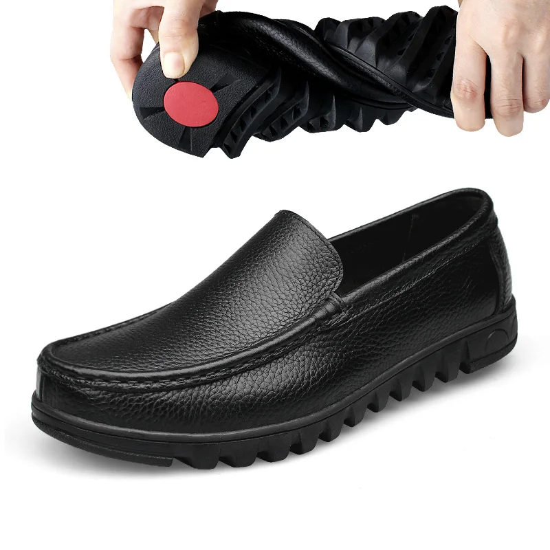 

Business Oxford Add Cotton Leather Shoes Men Breathable Rubber Formal Dress Shoes Male Office Wedding Flats Footwear
