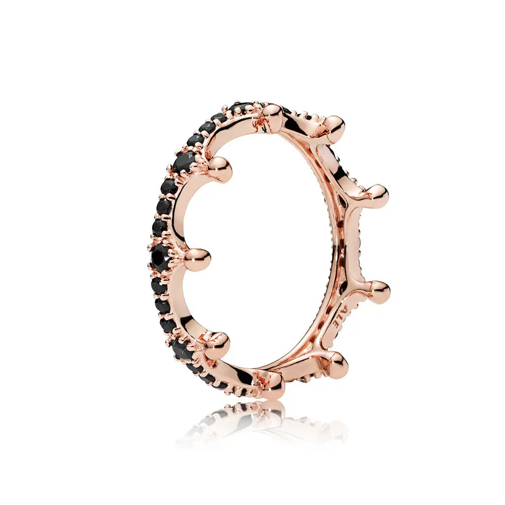 Женское кольцо с короной QANDOCCI зачарованной из стерлингового серебра 925 пробы