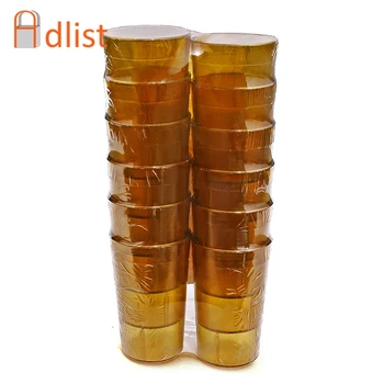 

12pcs Yellow Beverage Tumblers Restaurant Beverage Cups Dozen Plastic Tumbler Stackable Reusable Cafe Bar Bottle Teacup Hotel