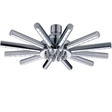 Polished Chrome Creative Design Brass Shower Head Bathroom 9 inch Replace Showerhead Free Shipping