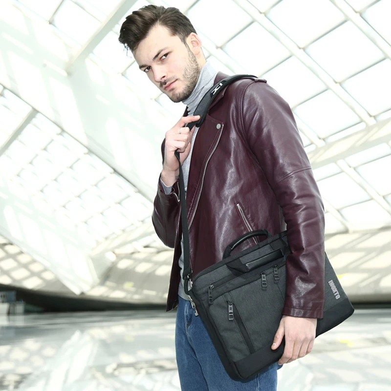 High Quality Man Business Hand Bag Male Single Shoulder Bags for Laptop Man Crossbody Pack with Many Pocket 38*7*28CM