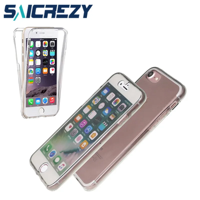 

For iphone 6 case Luxury transparent Shockproof ultra-thin Soft TPU Protect for iphone 6 6s 7 7 plus 5 5s se Full Body cover