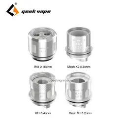 5 шт. geekvape щит катушки 0.4ohm im1 катушки/0.15ohm im4 катушки для geekvape щит/Иллюзия Мини Танк Замена core электронной сигареты VAPE