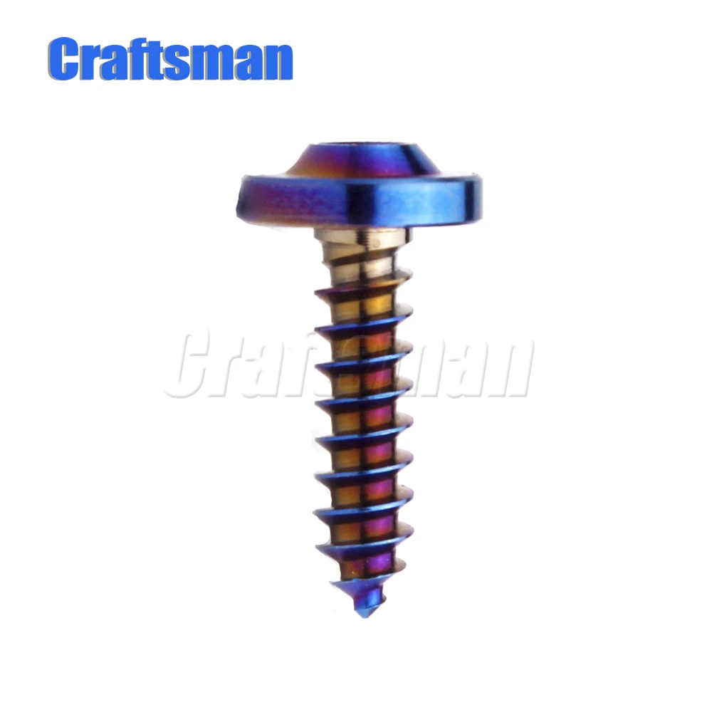 Craftsman titanium Ti M4x17 M5x17 6x17 5x20 мм самонарезающая Кнопка Torx фланцевый болт с головкой