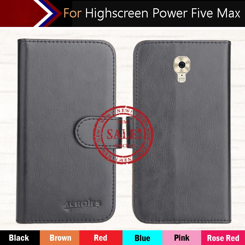 

Highscreen Power Five Max Case 5.5" Factory Direct! 6 Colors Dedicated Leather Exclusive 100% Special Phone Cover Cases+Tracking