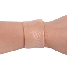 1 шт белая/кожа силиконовая паста медицинская травма ожога шрам лист ремонт кожи Силиконовый гель шрам Первая помощь 3,5*12 см