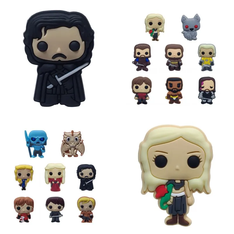

8pcs Game of Thrones Cute Fridge Magnets PVC Magnetic Stickers Home Decor Souvenir Refrigerator Magnets Kids DIY Gifts