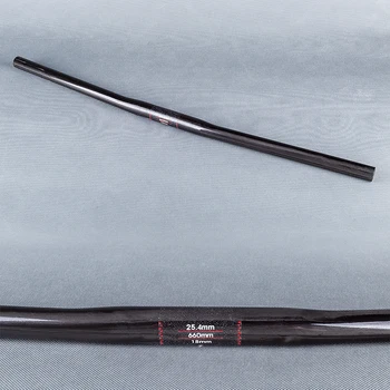 

Glossy Full UD Carbon Fiber Bicycle Folding Handlebar 25.4 Flat / Riser Mountain Bike Handlebar Cycling MTB Parts