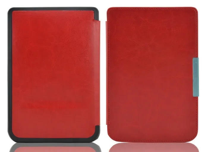 New Crazy Horse Magnetic Flip Leather Cover Case For Pocketbook Touch 614624626 6 6 inch Free Shipping (7)