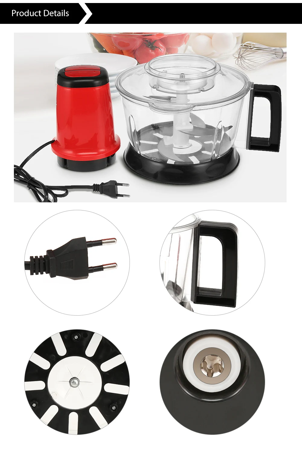 Household Electric Multi-function Meat Grinder Chopper