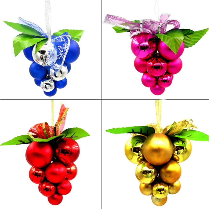 2017 HOT! Christmas Balls Baubles Party Xmas Roof Decorations Hanging