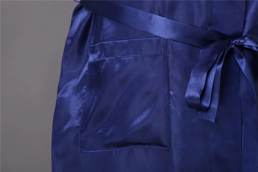 Темно-синий китайский мужской фланелевый Халат зимнее Коралловое плотное ночное белье плюс размер XXXL домашнее платье для влюбленных сексуальное кимоно юката банное платье