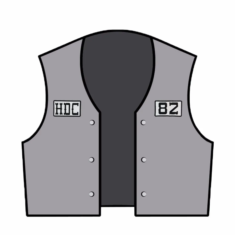 Sabercats 82 Free shipping Vest Back patch Embroidery Iron-on garment clothing application (2)