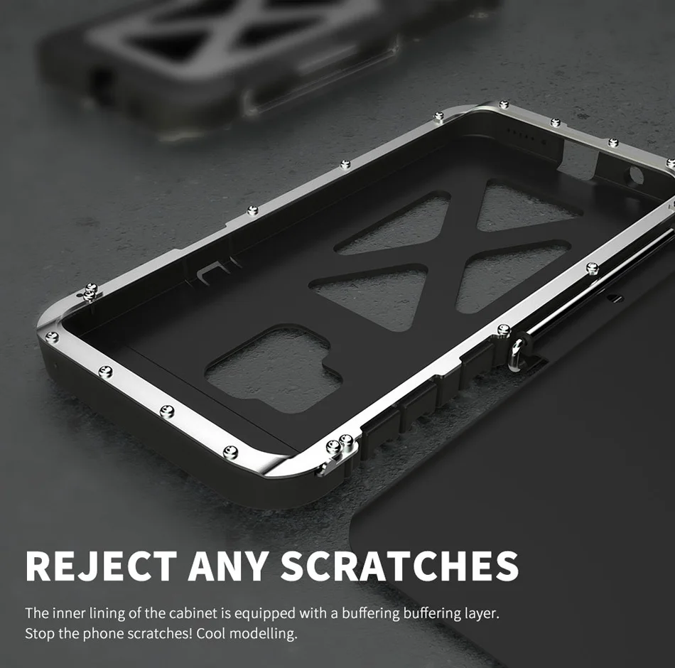 Роскошные нержавеющей флип чехол Orignal R-просто 360 полная защита противоударный чехол для samsung Galaxy S9 S9plus для samsung s9 плюс