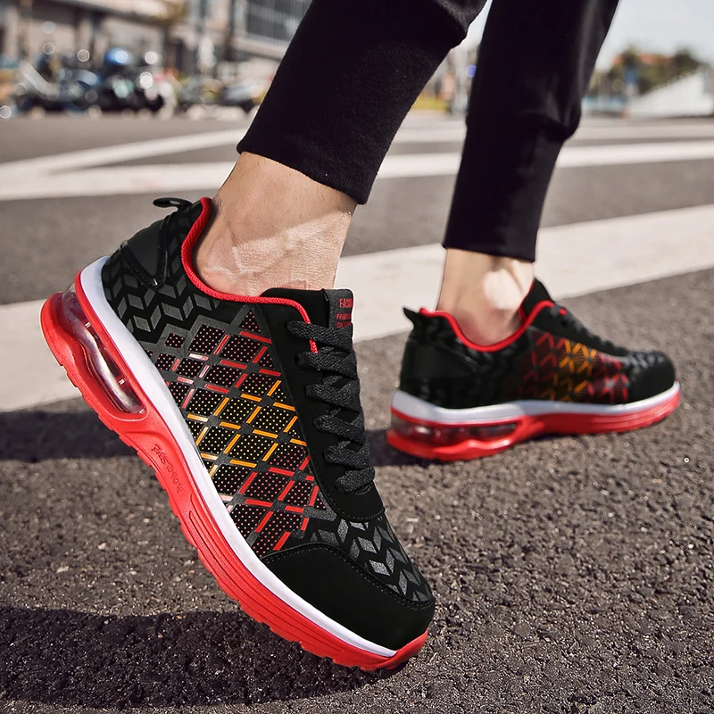 Men Running Shoes Spring Autumn Man Sneakers Sports Shoes Comfortable Sport Shoes Man Sneakers Air Sole Male Walking Sneakers
