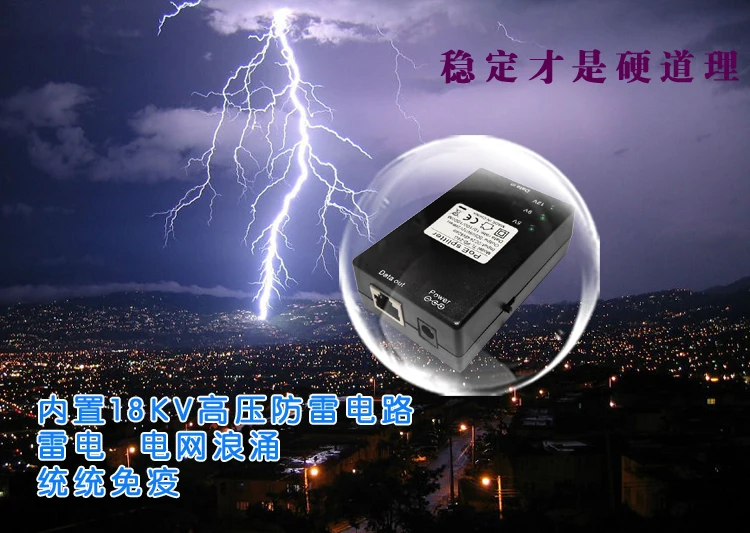 Lihmsek 25W Регулируемый POE сплиттер напряжение 4A 5 V/2.5A 9 V/2A 12V 25W 802.3af стандарт 1000M мощность для CCTV IP свободный от камер корабль