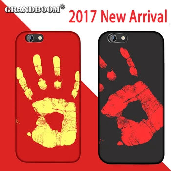 

New Temperature Detection Color Change Case Cover Phone for iphone XS Max XR X 8 7 plus 6 6s leather PU+PC protection 50pcs/lot