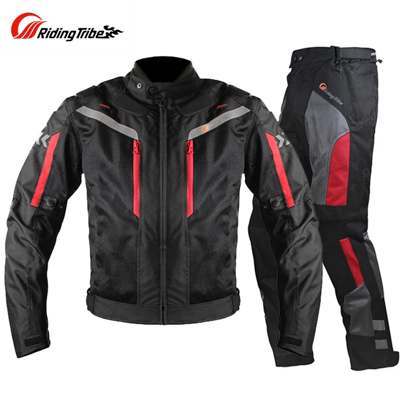 Motorcycle Jacket Men Breathable Motorcycle Pants Moto Jacket Windproof Motorbike Cruiser