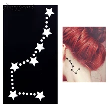 1 шт. большой Dippe звезды хна трафарет татуировки Сексуальная женщина боди-арт маленькая индийская хна водонепроницаемый тату стикер Трафарет DIY продукт G22