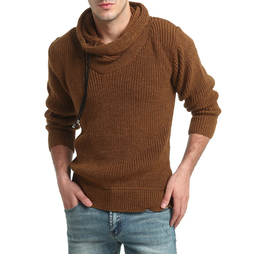 Осень для мужчин свитер пуловер сплошной осень зима мужской свитеры для женщин трикотажные черепаха средства ухода за кожей Шеи Пул