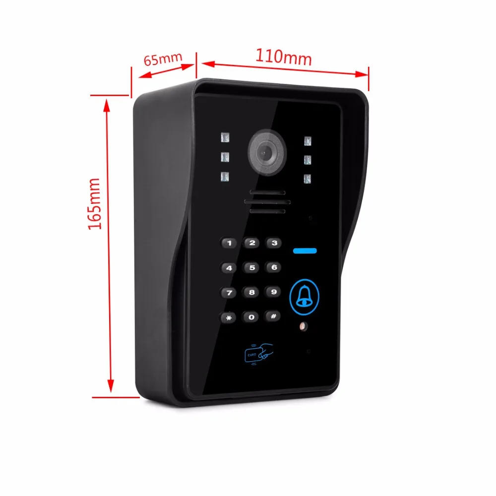 Europe Popular 7`` TFT Color Video door phone Intercom Doorbell System Kit IR Camera Doorphone Monitor Speakerphone Intercom Europe Popular 7`` TFT Color Video door phone Intercom Doorbell System Kit IR Camera Doorphone Monitor Speakerphone Intercom