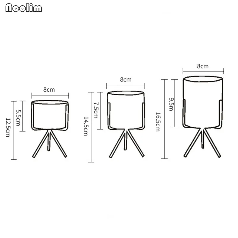NOOLIM скандинавский позолоченный цветочный горшок железная ваза минимализм железный каркас суккуленты цветочный горшок мраморный гидропонный набор цветочной вазы