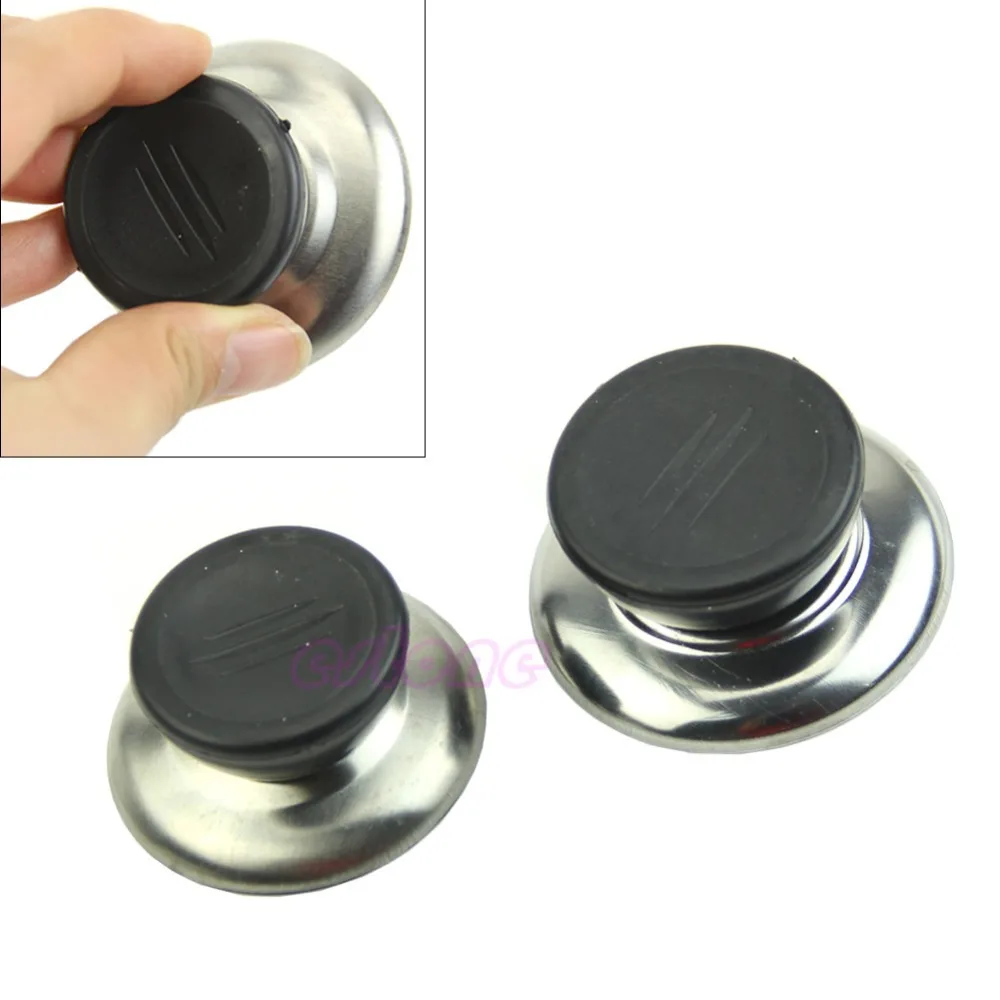 New 2 Size Replacement Cooker Pot Cap Kettle Lid Button Plastic Handle