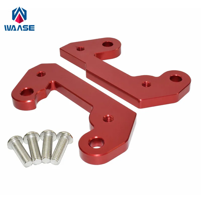 

waase Motorcycle Rearset Rear Set Replacement Base Mounting Plate Ninja250 Ninja400 For Kawasaki Ninja 250 400 Z400 2018 2019