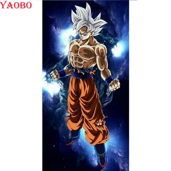 

Dragon Ball Z Diamond Embroidery Diamond Painting Full Drill Square Round 5D Diy Mosaic Rhinestone Home Decor Needlework Gift