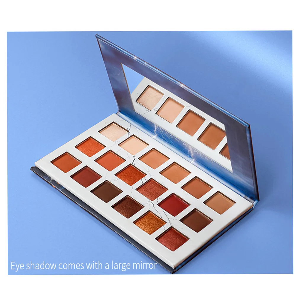 

FLASHMOMEN 18 Colors Eyeshadow Textured Pallete Faced Matte Pearl Makeup Eye shadow 5.15djl