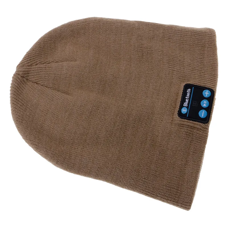 Rechargeable Wireless Bluetooth Music Headset Speaker Smart Warm Knitted Hat Running hat