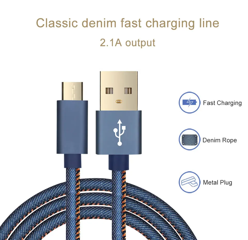 Micro iOS type-c USB кабель 2A Быстрая зарядка ковбой кабель для передачи данных для умный телефон, планшет на OC Android мобильный телефон usb зарядный шнур