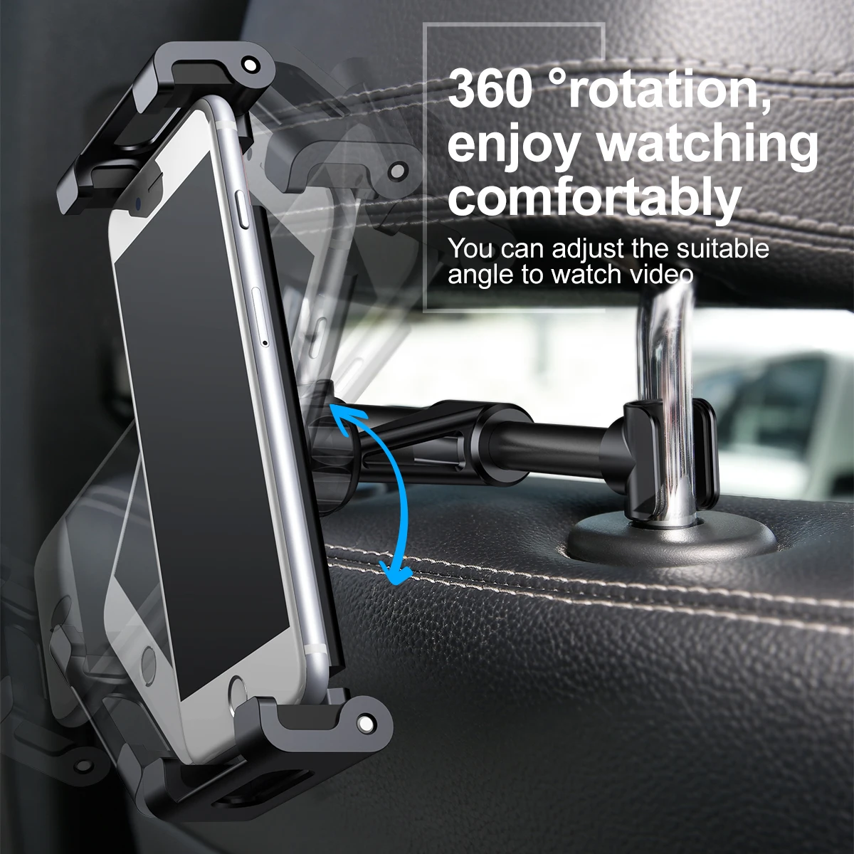 Baseus Back Seat Mount Tablet Stand Car Holder For iPad Air Mini Pro Backseat Car Phone Holder Stan