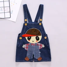 IENENS/От 1 до 3 лет; Летние Повседневные Шорты Для маленьких мальчиков; комбинезоны; джинсы для маленьких мальчиков; детские джинсовые брюки; короткие штаны